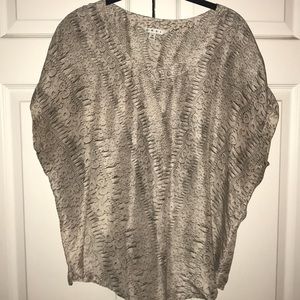 CAbi “Woven Tee” Top (spring 2012 collection)